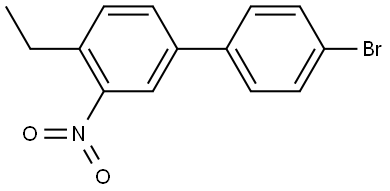 4'-bromo-4-ethyl-3-nitro-1,1'-biphenyl Structure