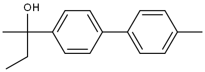 2-(4'-methyl-[1,1'-biphenyl]-4-yl)butan-2-ol Structure