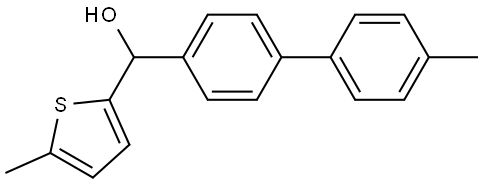 (4'-methyl-[1,1'-biphenyl]-4-yl)(5-methylthiophen-2-yl)methanol Structure