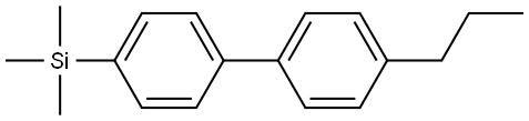 trimethyl(4'-propyl-[1,1'-biphenyl]-4-yl)silane Structure