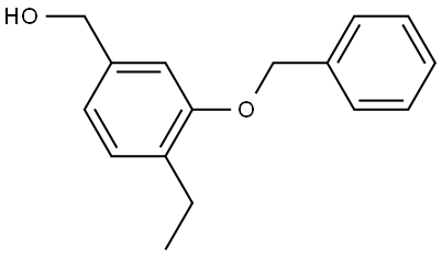 (3-(benzyloxy)-4-ethylphenyl)methanol Structure