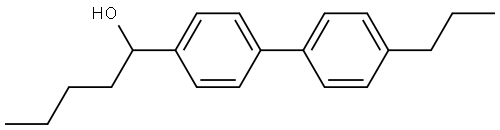 1-(4'-propyl-[1,1'-biphenyl]-4-yl)pentan-1-ol Structure