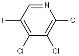 2,3,4-trichloro-5-iodopyridine Structure