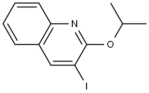 3-iodo-2-isopropoxyquinoline Structure