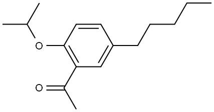 1-(2-isopropoxy-5-pentylphenyl)ethanone Structure