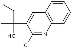 2-(2-chloroquinolin-3-yl)butan-2-ol Structure