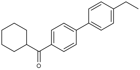 cyclohexyl(4'-ethyl-[1,1'-biphenyl]-4-yl)methanone Structure