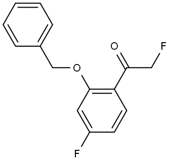 1-(2-(benzyloxy)-4-fluorophenyl)-2-fluoroethanone Structure