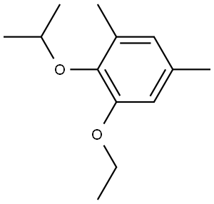 1-ethoxy-2-isopropoxy-3,5-dimethylbenzene 구조식 이미지