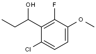 1-(6-chloro-2-fluoro-3-methoxyphenyl)propan-1-ol Structure