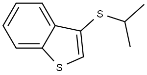 3-(isopropylthio)benzo[b]thiophene Structure