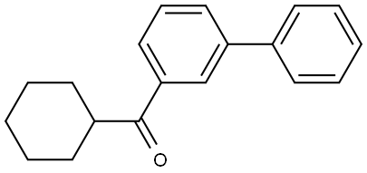 1,1'-biphenyl]-3-yl(cyclohexyl)methanone Structure