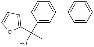 1-([1,1'-biphenyl]-3-yl)-1-(furan-2-yl)ethanol Structure