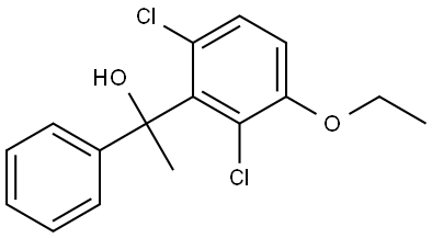 1-(2,6-dichloro-3-ethoxyphenyl)-1-phenylethanol Structure