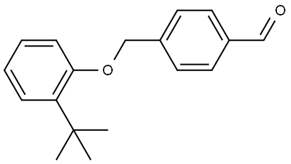 4-((2-(tert-butyl)phenoxy)methyl)benzaldehyde Structure