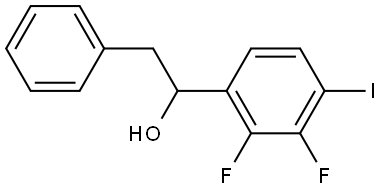 1-(2,3-difluoro-4-iodophenyl)-2-phenylethanol Structure