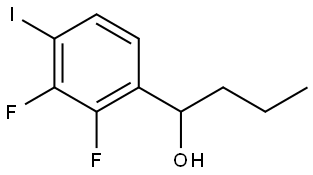 1-(2,3-difluoro-4-iodophenyl)butan-1-ol Structure