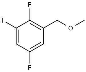 2,5-difluoro-1-iodo-3-(methoxymethyl)benzene Structure