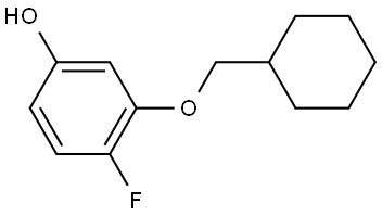 3-(cyclohexylmethoxy)-4-fluorophenol Structure