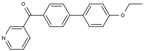 (4'-ethoxy-[1,1'-biphenyl]-4-yl)(pyridin-3-yl)methanone Structure