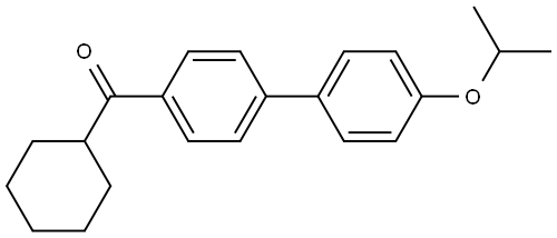 cyclohexyl(4'-isopropoxy-[1,1'-biphenyl]-4-yl)methanone Structure