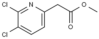 Methyl 2-(5,6-dichloropyridin-2-yl)acetate Structure