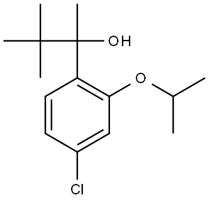 2-(4-chloro-2-isopropoxyphenyl)-3,3-dimethylbutan-2-ol Structure