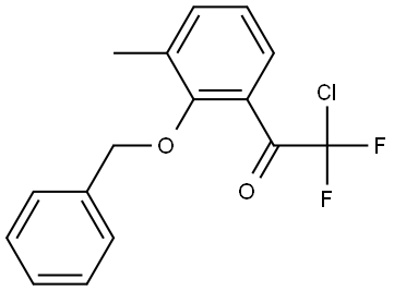 1-(2-(benzyloxy)-3-methylphenyl)-2-chloro-2,2-difluoroethanone Structure