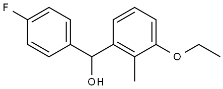 (3-ethoxy-2-methylphenyl)(4-fluorophenyl)methanol Structure