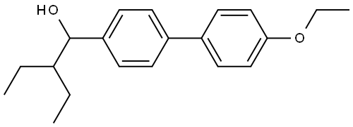 1-(4'-ethoxy-[1,1'-biphenyl]-4-yl)-2-ethylbutan-1-ol Structure