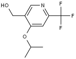 (4-isopropoxy-6-(trifluoromethyl)pyridin-3-yl)methanol Structure