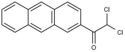 1-(anthracen-2-yl)-2,2-dichloroethanone Structure