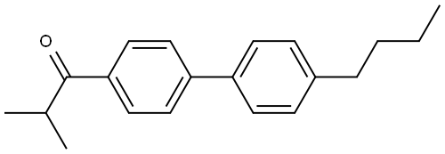 1-(4'-butyl-[1,1'-biphenyl]-4-yl)-2-methylpropan-1-one Structure