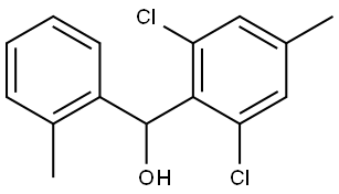 (2,6-dichloro-4-methylphenyl)(o-tolyl)methanol Structure