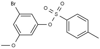 3-bromo-5-methoxyphenyl 4-methylbenzenesulfonate Structure