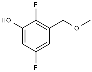 2,5-difluoro-3-(methoxymethyl)phenol Structure