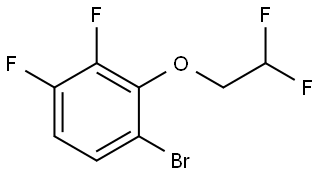 1-bromo-2-(2,2-difluoroethoxy)-3,4-difluorobenzene Structure