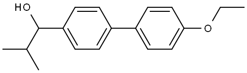 1-(4'-ethoxy-[1,1'-biphenyl]-4-yl)-2-methylpropan-1-ol Structure