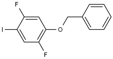 1-(benzyloxy)-2,5-difluoro-4-iodobenzene Structure