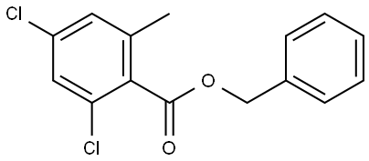 benzyl 2,4-dichloro-6-methylbenzoate Structure