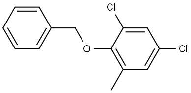 2-(benzyloxy)-1,5-dichloro-3-methylbenzene Structure