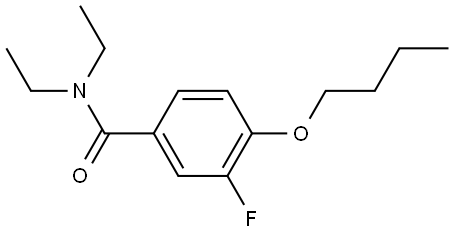 4-butoxy-N,N-diethyl-3-fluorobenzamide Structure