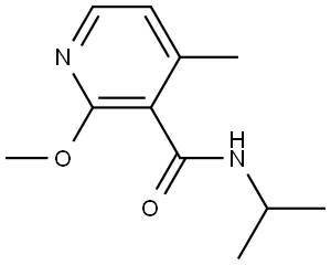 N-isopropyl-2-methoxy-4-methylnicotinamide Structure