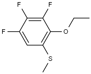 (2-ethoxy-3,4,5-trifluorophenyl)(methyl)sulfane Structure