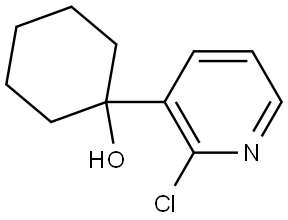 1-(2-chloropyridin-3-yl)cyclohexanol Structure