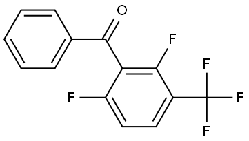 (2,6-difluoro-3-(trifluoromethyl)phenyl)(phenyl)methanone Structure