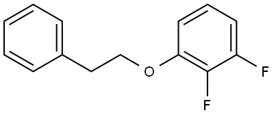 1,2-difluoro-3-phenethoxybenzene Structure