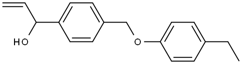 1-(4-((4-ethylphenoxy)methyl)phenyl)prop-2-en-1-ol Structure