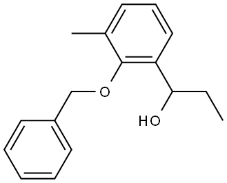 1-(2-(benzyloxy)-3-methylphenyl)propan-1-ol Structure