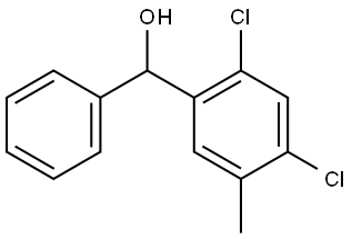 (2,4-dichloro-5-methylphenyl)(phenyl)methanol Structure